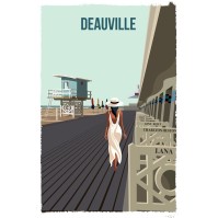 Lot de 5 Affiches Deauville
